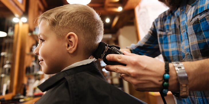 Barber shop: pánský střih i s masáží hlavy nebo střih pro chlapce do 10 let