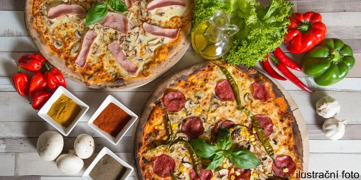 Chuť a vůně Itálie v restauraci U Fidela: 2x libovolná pizza z pece na dřevo