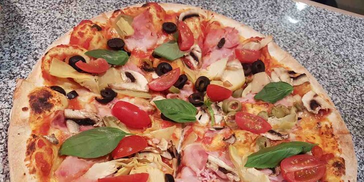 Chuť Itálie: 2 libovolné pizzy z pece na dřevo v restauraci U Fidela