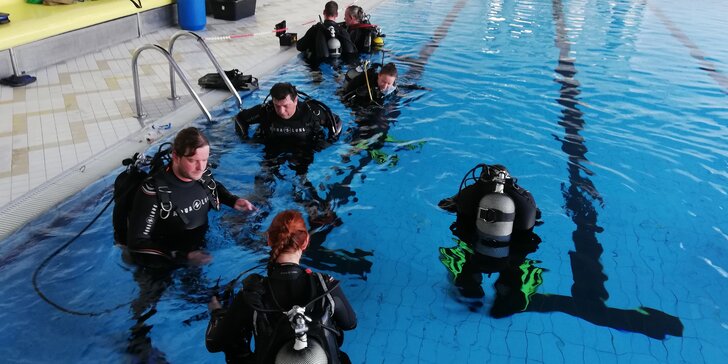 Zkušební ponor pro 1-2 osoby s přednáškou o potápění