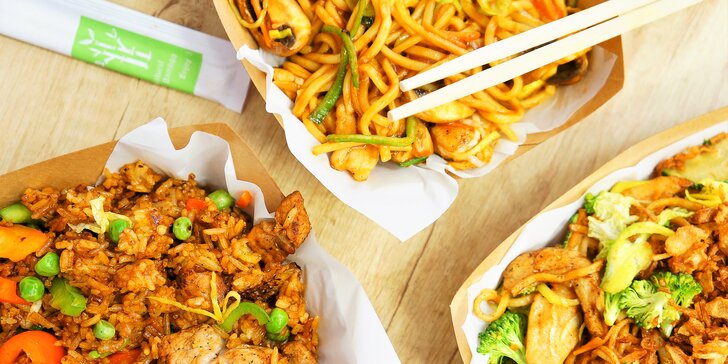 Maníkova čína ve všední dny: vydatná 650g porce z nabídky 14 druhů
