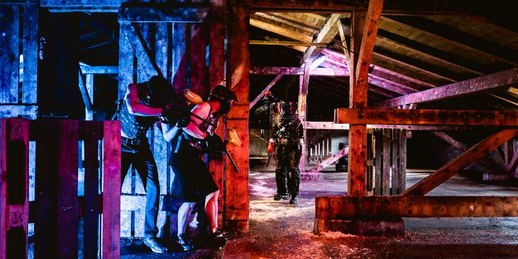 Vstup do zrekonstruované paintballové arény vč. kuliček pro 1, 6 či 10 hráčů