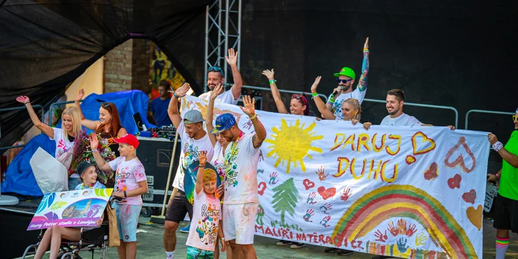 Rainbow Run v Dolních Vítkovicích: startovné, tričko, barvičky i medaile