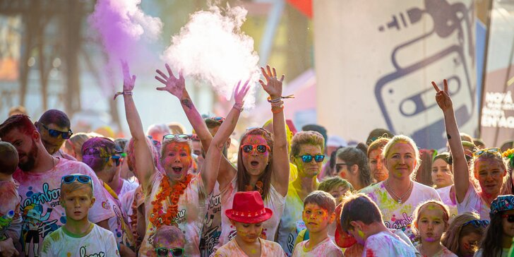 Vstup na Rainbow Fest v Dolní oblasti Vítkovice: hudba, zábava, stand-up a barevné běhy pro celou rodinu