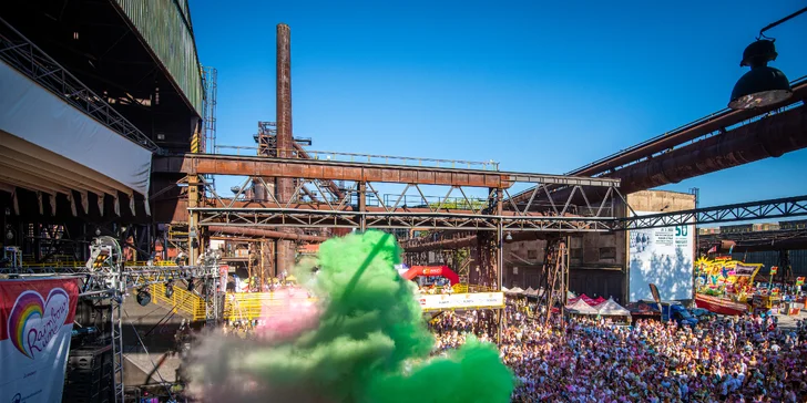 Rainbow Run v Dolních Vítkovicích: startovné, tričko, barvičky i medaile