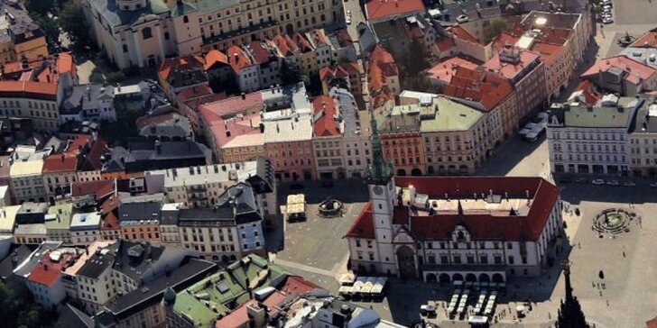Vyhlídkové lety pro jednoho i trojici: to nejhezčí z Olomoucka a velký okruh Moravou