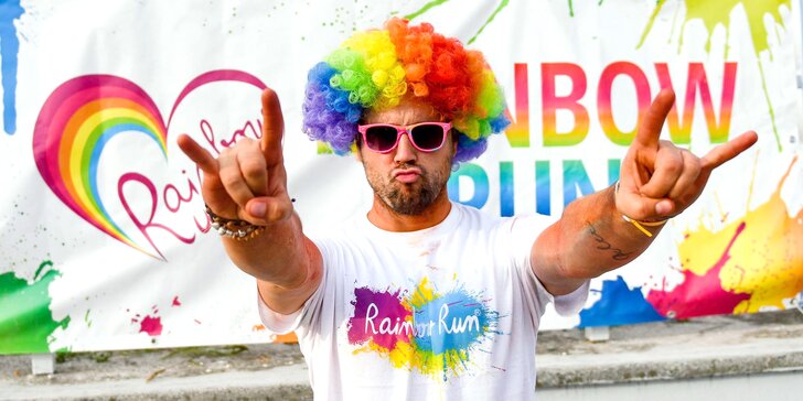 Rainbow Run v Dolních Vítkovicích: startovné, tričko, barvičky i medaile