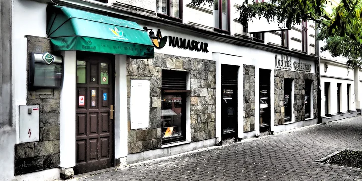 Otevřený voucher na libovolné jídlo v indických restauracích Namaskar