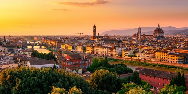 Dovolená v italské Florencii: 4* hotel se snídaní v pěší vzdálenosti od centra a památek