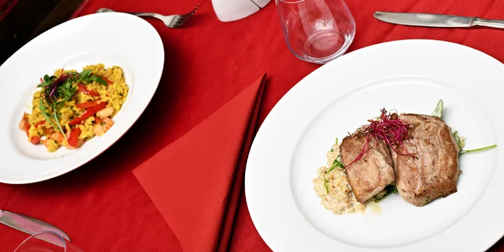 Vouchery na cokoli z menu bistra Amandine u Karlova náměstí: ryby, maso i saláty