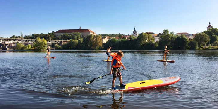 Zapůjčení paddleboardu v Roudnici nad Labem: 60 či 120 minut i na půl dne