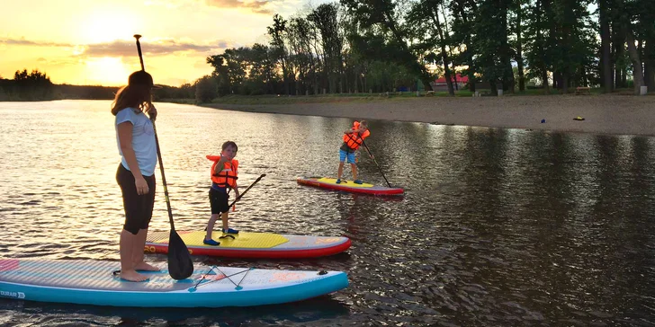 Zapůjčení paddleboardu v Roudnici nad Labem: 60 či 120 minut i na půl dne