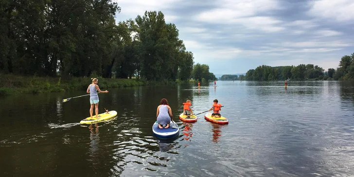 Zapůjčení paddleboardu v Roudnici nad Labem: 60 či 120 minut i na půl dne