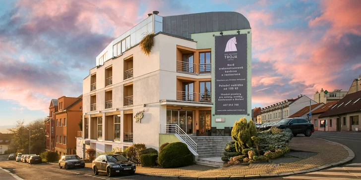 Pobyt v Praze: elegantní hotel v Troji se snídaní a welcome drinkem
