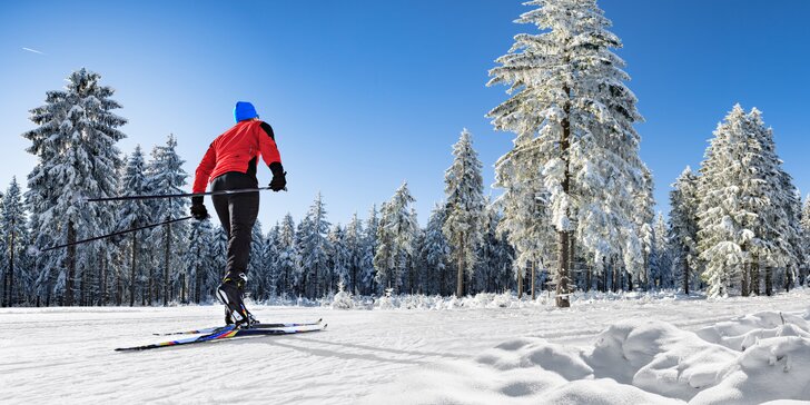Zima na lyžích: 4 dny v Říčkách v Orlických horách pro pár nebo pro partu