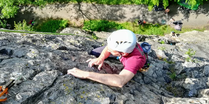 Kurz lezení na skalách: 2hodinový nebo 4hodinový pro 1 až 3 osoby