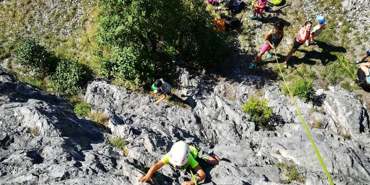 Kurzy lezení na skalách: 2hodinový nebo 4hodinový pro 1 až 3 osoby