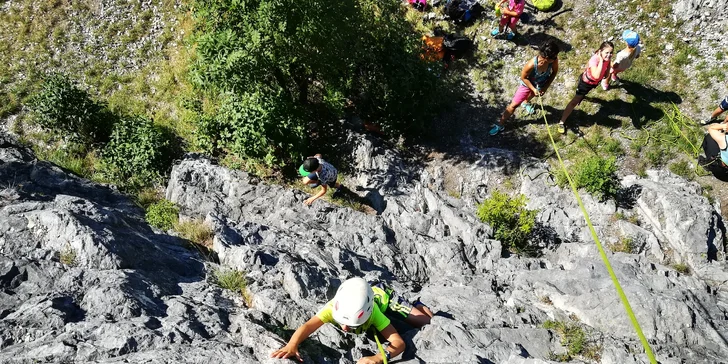 Kurz lezení na skalách: 2hodinový nebo 4hodinový pro 1 až 3 osoby