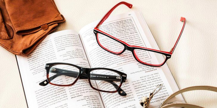Bystrý zrak: vouchery na brýlové obruby a čočky až do hodnoty 3000 Kč