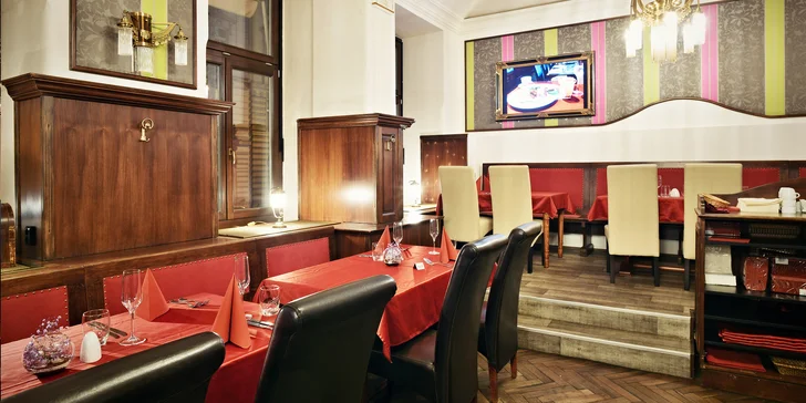Vouchery na cokoli z menu bistra Amandine u Karlova náměstí: ryby, maso i saláty