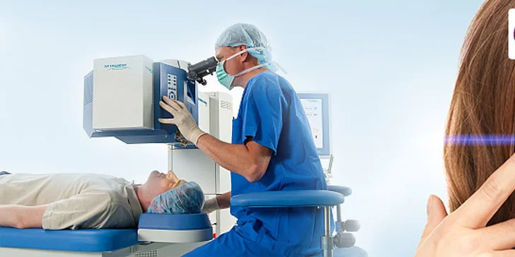 Laserová operace obou očí na klinice Meral