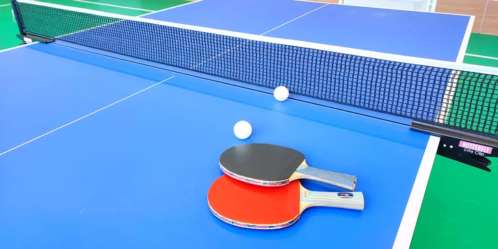 Sport a relax: hodina badmintonu nebo ping-pongu i sauna se sektem pro 2
