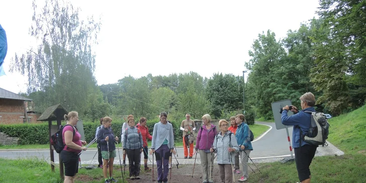 Soukromé lekce školy chůze i celodenní kurz nordic walkingu pro 1–2 osoby