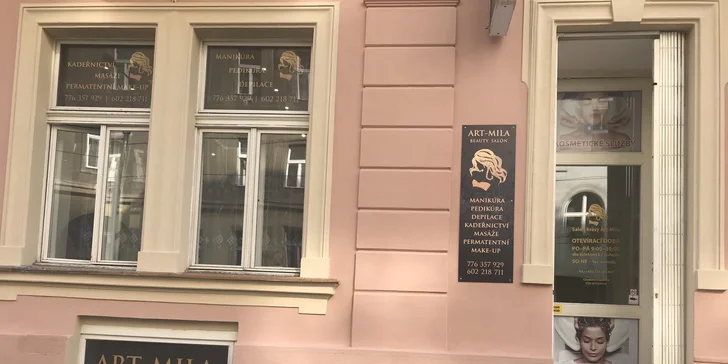 Kosmetické ošetření s možností masáže obličeje, krku a dekoltu na Vinohradech