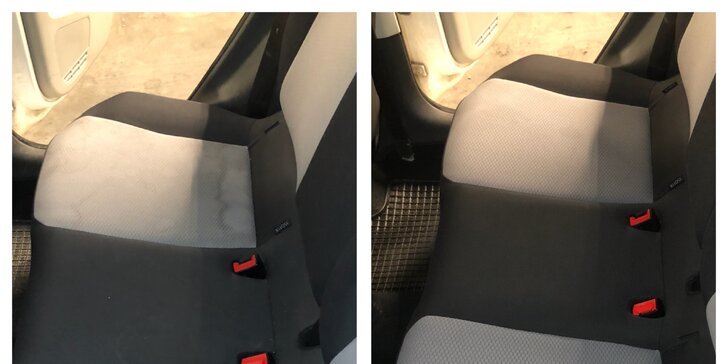 Profesionální čištění interiéru vozidla s tepováním sedaček