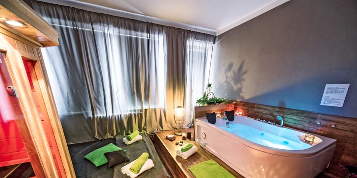 Romantika pro dva: privátní wellness s láhví sektu, masáží či rašelinovým zábalem