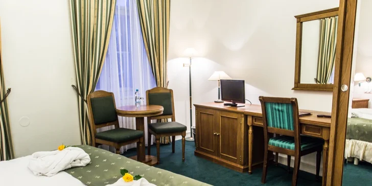 Pobyt v centru Českého Krumlova: elegantní pokoje, snídaně i večeře a slevy