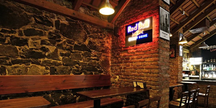 Otevřený voucher na jídlo v restauraci a baru Legenda u I. P. Pavlova
