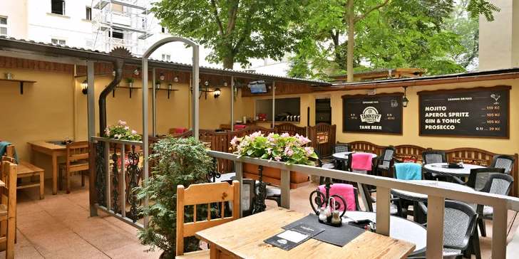 Otevřený voucher na jídlo v restauraci a baru Legenda u I. P. Pavlova