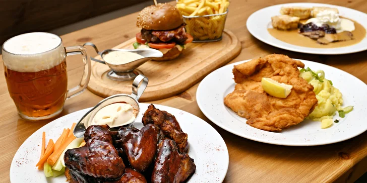 Otevřený voucher na jídlo v restauraci a baru Legenda u I. P. Pavlova