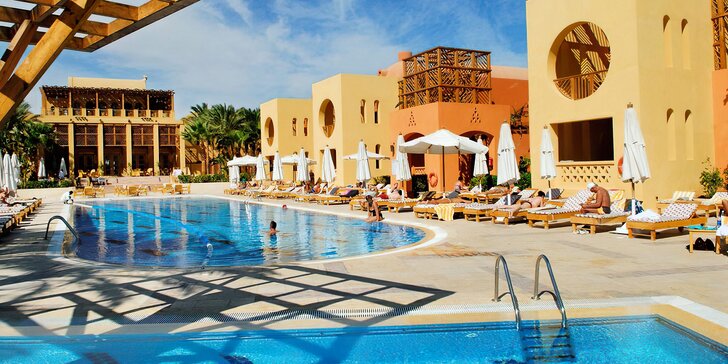 Skvělá dovolená v 5* resortu v Egyptě: 4–14 nocí s all inclusive, 500 m od pláže