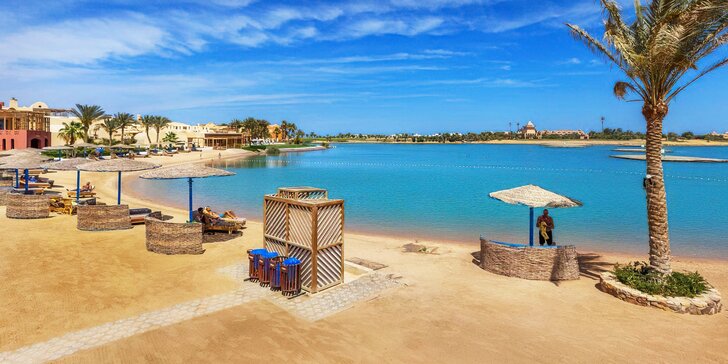 Skvělá dovolená v 5* resortu v Egyptě: 4–14 nocí s all inclusive, 500 m od pláže