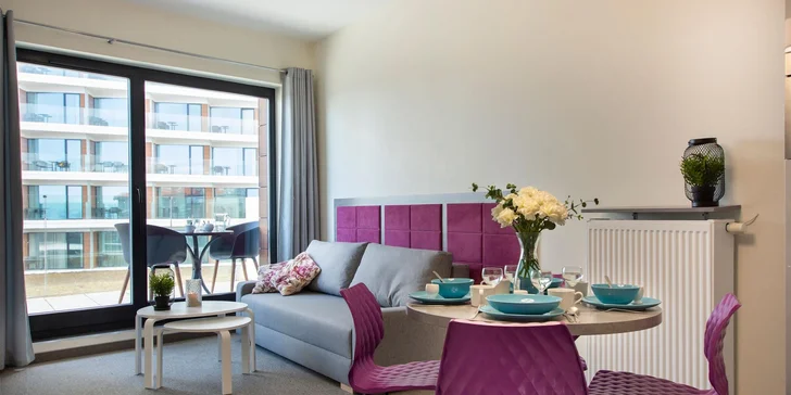 Lázeňské město Svinoústí u Baltského moře: moderní apartmány pro 4 osoby a vstup do aquaparku