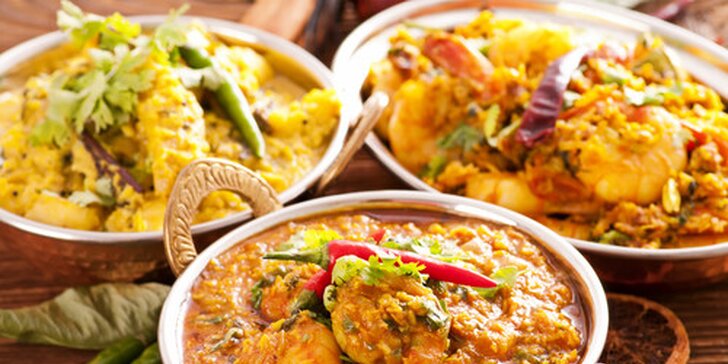 Kari, tandoori a jiné indické speciality se slevou 30 %