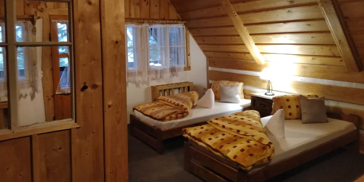 Aktivní pobyt v Krkonoších ve stylovém penzionu Dřevěnka s polopenzí