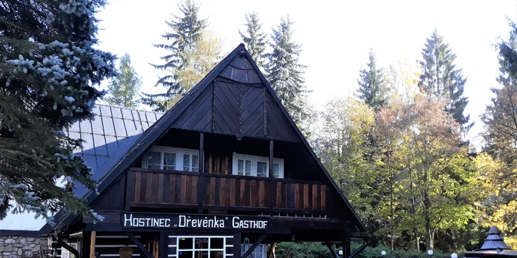 Aktivní pobyt v Krkonoších ve stylovém penzionu Dřevěnka s polopenzí