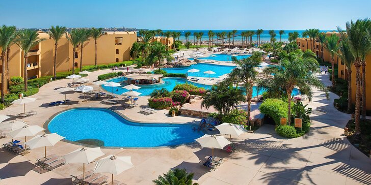 Hurghada v Egyptě: 4* resort u pláže, s bazény a all inclusive a letenka