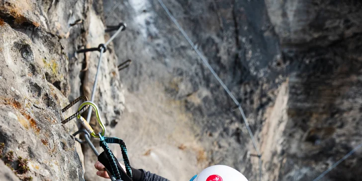 Via ferrata Pastýřská stěna: individuální kurz s průvodcem pro 2 osoby