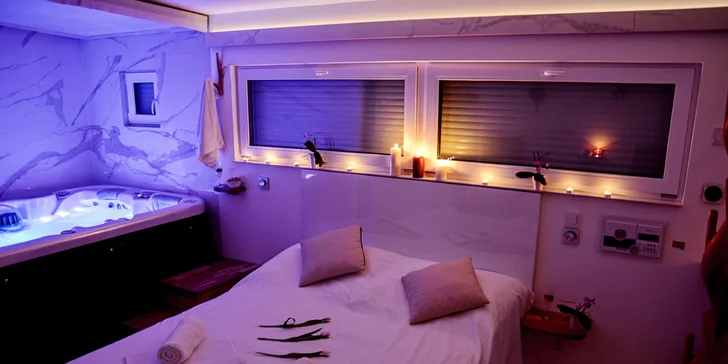 Privátní wellness v soukromí na hodinu i celou noc: finská sauna, vířivá vana i ochlazovací vědro