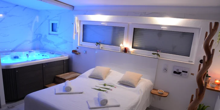 Privátní wellness v soukromí na hodinu i celou noc: finská sauna, vířivá vana i ochlazovací vědro