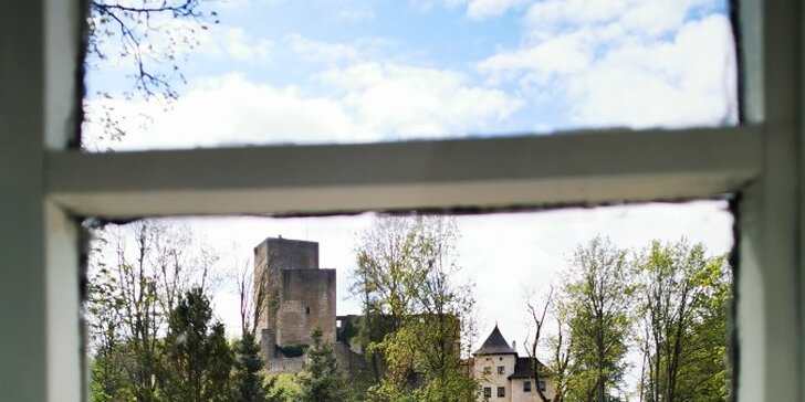 Pobyt v České Kanadě s polopenzí pro dva i rodinu přímo u hradu Landštejn