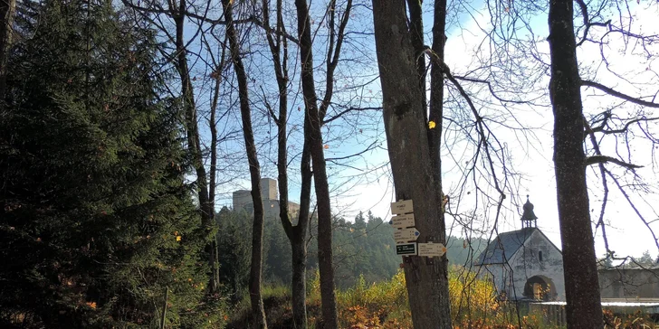 Česká Kanada s polopenzí přímo u hradu Landštejn