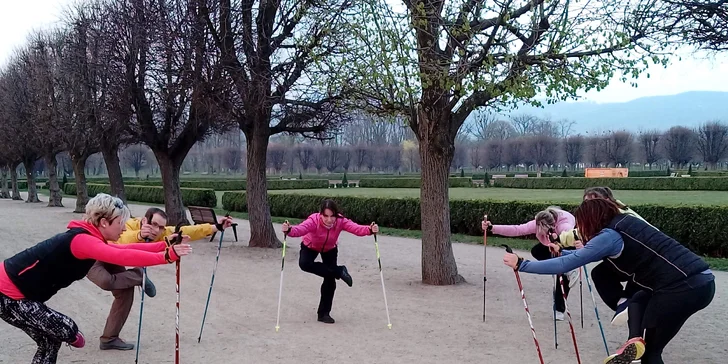 Základní skupinový kurz severské chůze Nordic Walking pro 1 osobu
