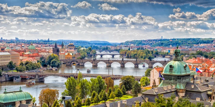 Praha podzimní i zimní: pobyt se snídaní v hotelu v Karlíně kousek od metra