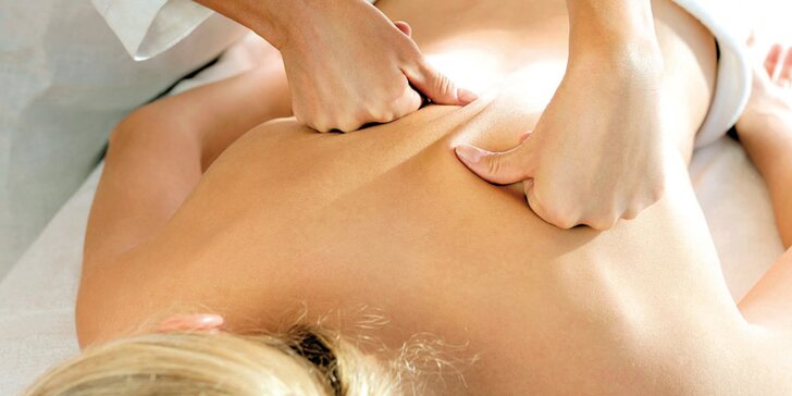 Zdravotní masáž pro úlevu krční páteře, lopatek a ramenou