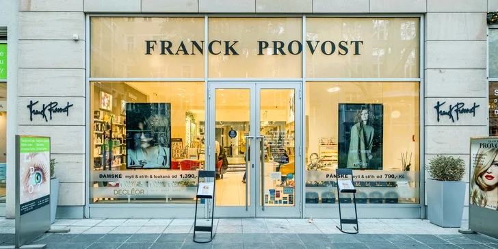 Pánský střih včetně mytí a stylingu ve Franck Provost